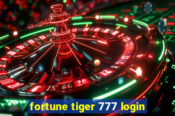 fortune tiger 777 login